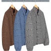 Thumbnail Houndstooth Logos Snap Front Jacket