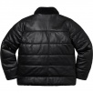 Thumbnail for Supreme Schott Shearling Collar Leather Puffy Jacket