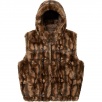 Thumbnail for Faux Fur Hooded Vest