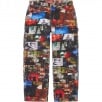 Thumbnail for Nas and DMX Collage Double Knee Denim Painter Pant