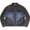 Thumbnail for 2-Tone Paneled Denim Jacket