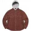 Thumbnail for Houndstooth Flannel Hooded Shirt