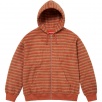 Thumbnail for Brushed Zip Up Hooded Sweatshirt