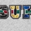 Thumbnail for Collegiate Patchwork Leather Hooded Sweatshirt