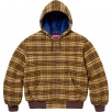 Thumbnail for Plaid Wool Hooded Work Jacket