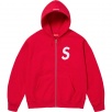 Thumbnail for S Logo Zip Up Hooded Sweatshirt