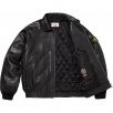 Thumbnail for Supreme Stone Island Leather Bomber Jacket