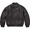 Thumbnail for Woven Leather Varsity Jacket