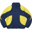 Thumbnail for Logo Piping Hooded Track Jacket