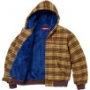 Thumbnail for Plaid Wool Hooded Work Jacket