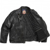 Thumbnail for Supreme Blackmeans Painted Leather Motorcycle Jacket