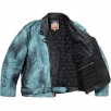 Thumbnail for Supreme Blackmeans Painted Leather Motorcycle Jacket