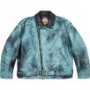 Thumbnail for Supreme Blackmeans Painted Leather Motorcycle Jacket