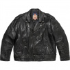 Thumbnail for Supreme Blackmeans Painted Leather Motorcycle Jacket