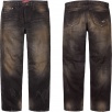Thumbnail for  Distressed Loose Fit Selvedge Jean