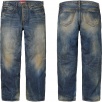 Thumbnail for  Distressed Loose Fit Selvedge Jean