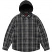 Thumbnail for Tartan Flannel Hooded Shirt