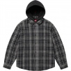 Thumbnail for Tartan Flannel Hooded Shirt