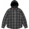 Thumbnail for Tartan Flannel Hooded Shirt