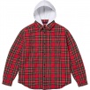 Thumbnail for Tartan Flannel Hooded Shirt