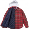 Thumbnail for Tartan Flannel Hooded Shirt