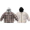 Thumbnail Supreme Dickies Plaid Hooded Zip Up Shirt