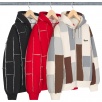 Thumbnail Faux Shearling Zip Up Hooded Sweatshirt