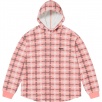 Thumbnail for Hooded Plaid Knit Shirt