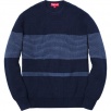 Thumbnail for Tonal Stripe Crewneck Sweater