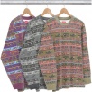 Thumbnail Paisley Stripe L S Top