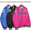 Thumbnail Quilted Satin Varsity Jacket