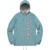 Thumbnail for Vertical Logo Hooded Coaches Jacket