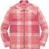 Thumbnail for Faded Plaid Flannel Zip Up Shirt