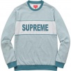 Thumbnail for Tonal Stripe Logo Crewneck