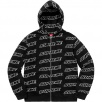 Thumbnail for Repeat Zip Up Hooded Sweatshirt