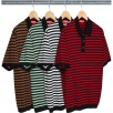 Thumbnail Striped Knit Polo