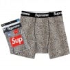 Thumbnail Supreme Hanes Leopard Boxer Briefs (2 Pack)