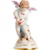 Thumbnail Supreme Meissen Hand-Painted Porcelain Cupid Figurine