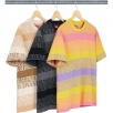 Thumbnail Text Stripe Jacquard S S Top