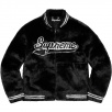 Thumbnail for Faux Fur Varsity Jacket