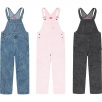 Thumbnail Jacquard Logos Denim Overalls