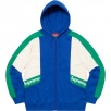 Thumbnail for Color Blocked Zip Up Hooded Sweatshirt