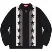 Thumbnail for Stars Zip Up Sweater Polo
