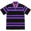 Thumbnail for Stripe Velour Polo