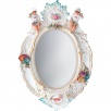 Thumbnail Supreme Meissen Hand-Painted Porcelain Mirror
