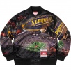 Thumbnail for Supreme Mitchell & Ness Stadium Satin Varsity Jacket