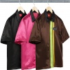 Thumbnail Satin Zip Up S S Work Shirt