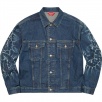 Thumbnail for Shibori Denim Trucker Jacket