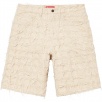Thumbnail for Frayed Patchwork Baggy Denim Short