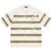 Thumbnail for Sequin Stripe Zip Polo